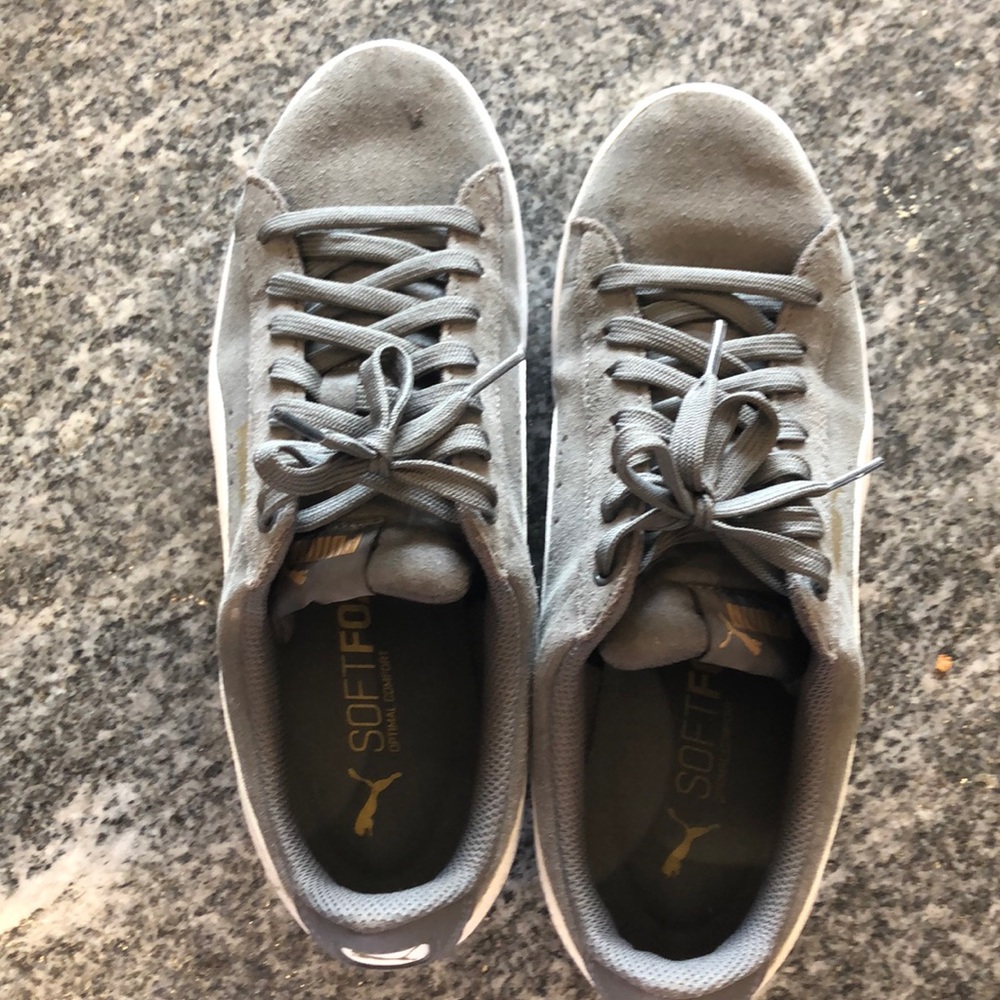 Grey Puma Shoes